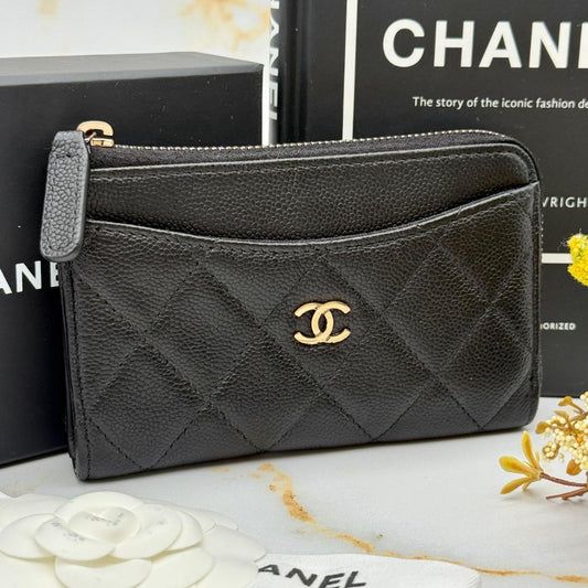 Chanel Caviar Leather Fragment Case Shoulder Bag