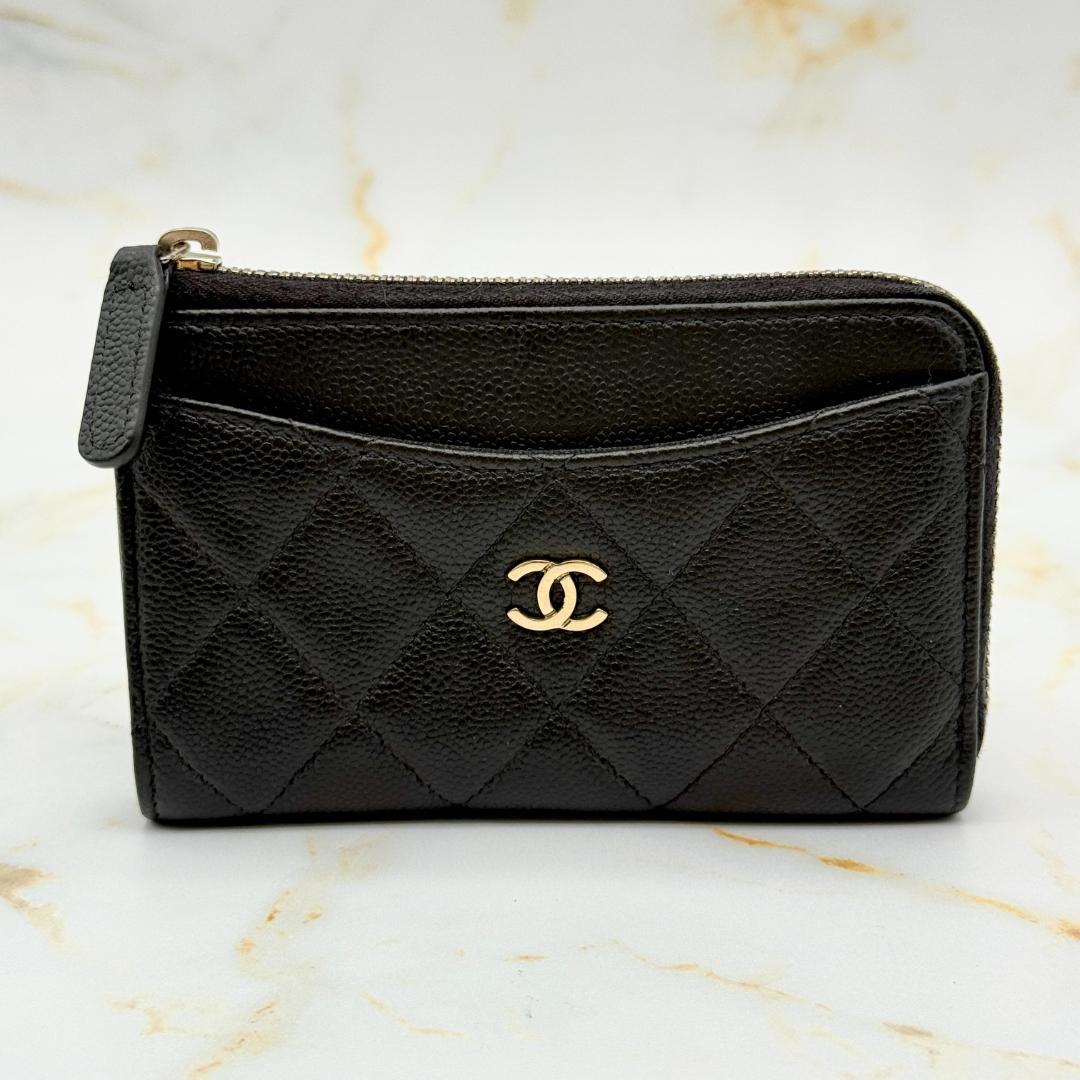 Chanel Caviar Leather Fragment Case Shoulder Bag