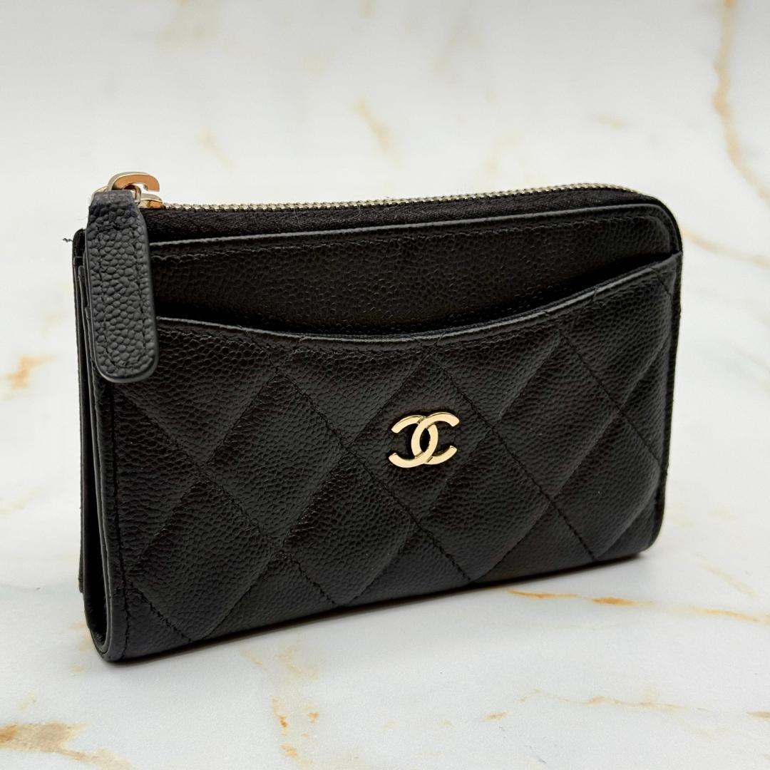 Chanel Caviar Leather Fragment Case Shoulder Bag