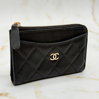Chanel Caviar Leather Fragment Case Shoulder Bag