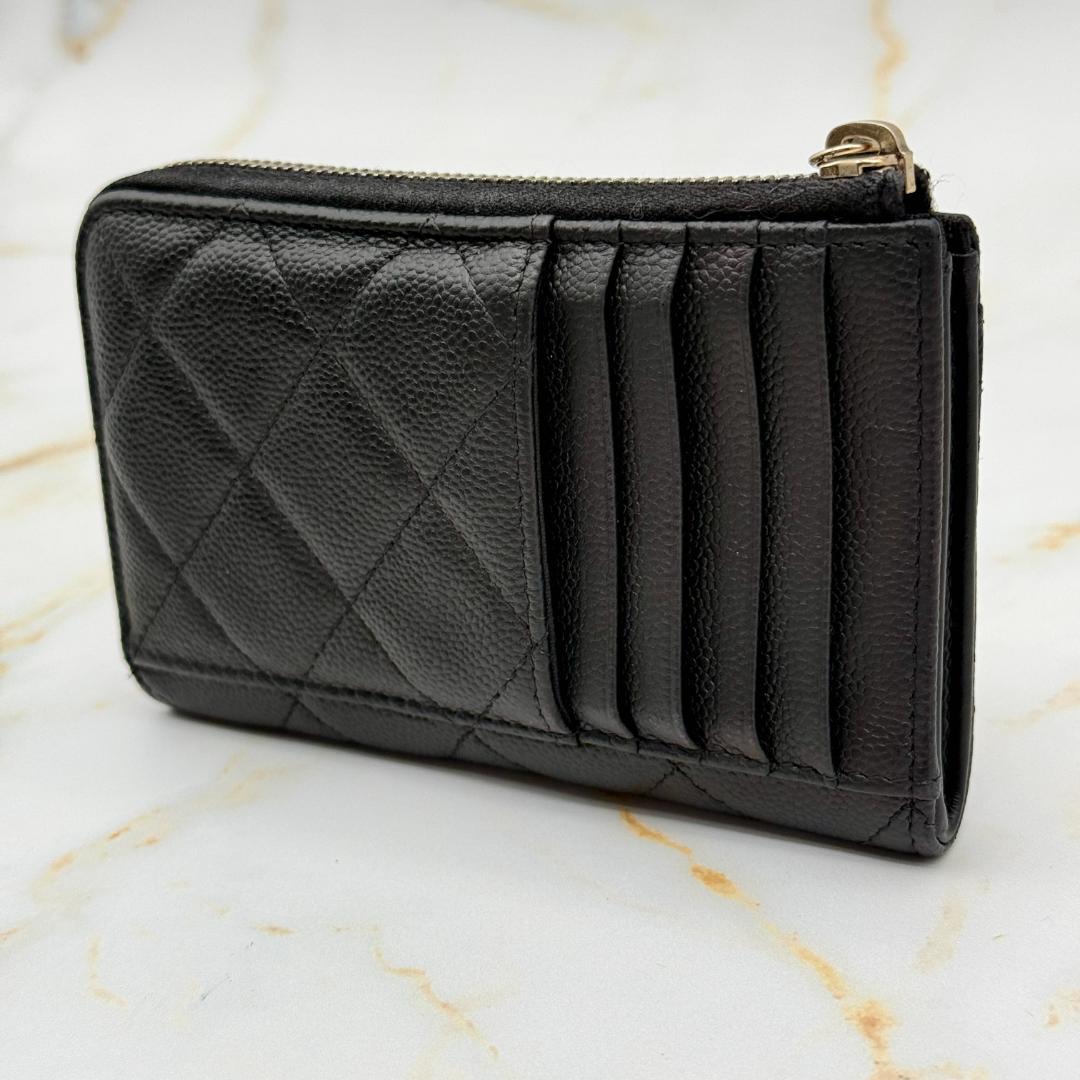Chanel Caviar Leather Fragment Case Shoulder Bag