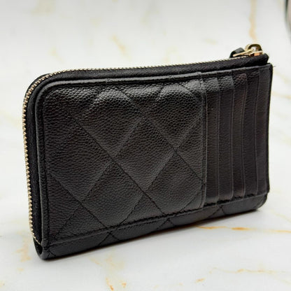 Chanel Caviar Leather Fragment Case Shoulder Bag