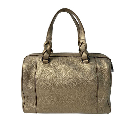 Loewe Justa Boston Bag Anagram Gold