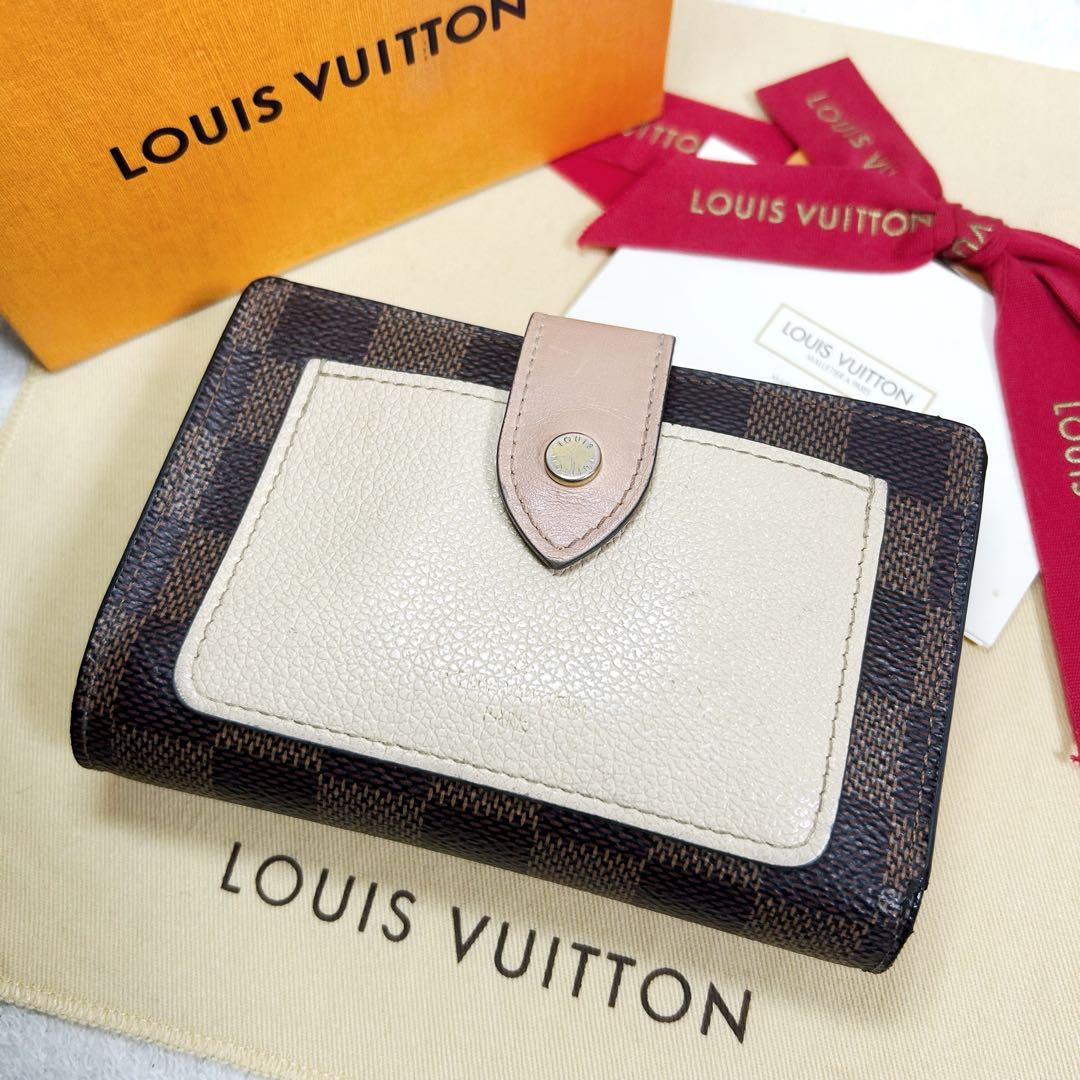 Louis Vuitton Portefeuille Juliette Damier Pink Fold Wallet