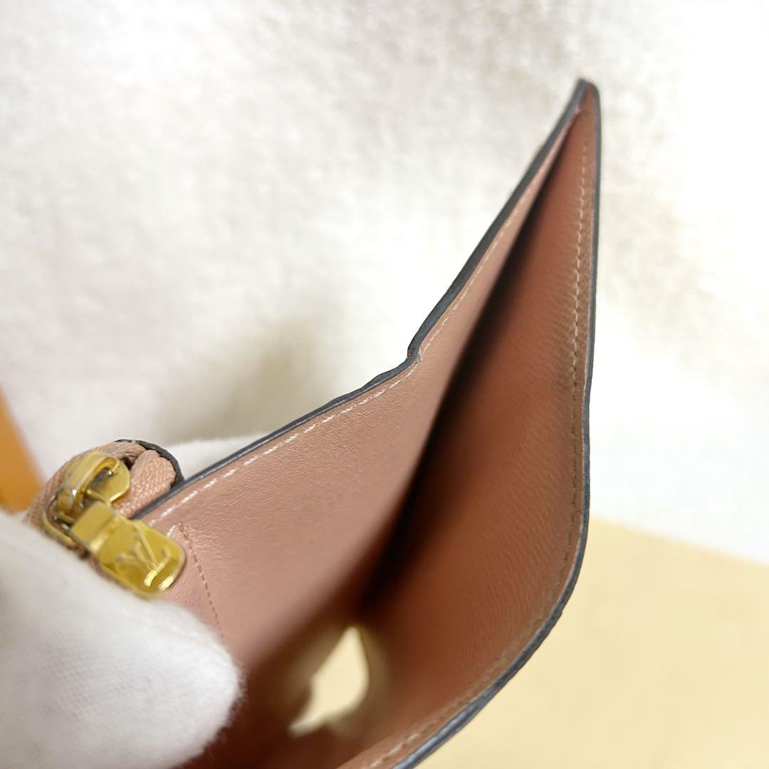 Louis Vuitton Portefeuille Juliette Damier Pink Fold Wallet