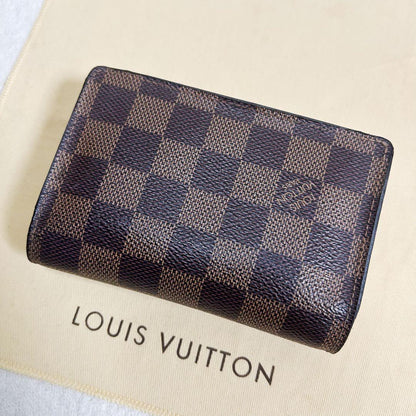 Louis Vuitton Portefeuille Juliette Damier Pink Fold Wallet