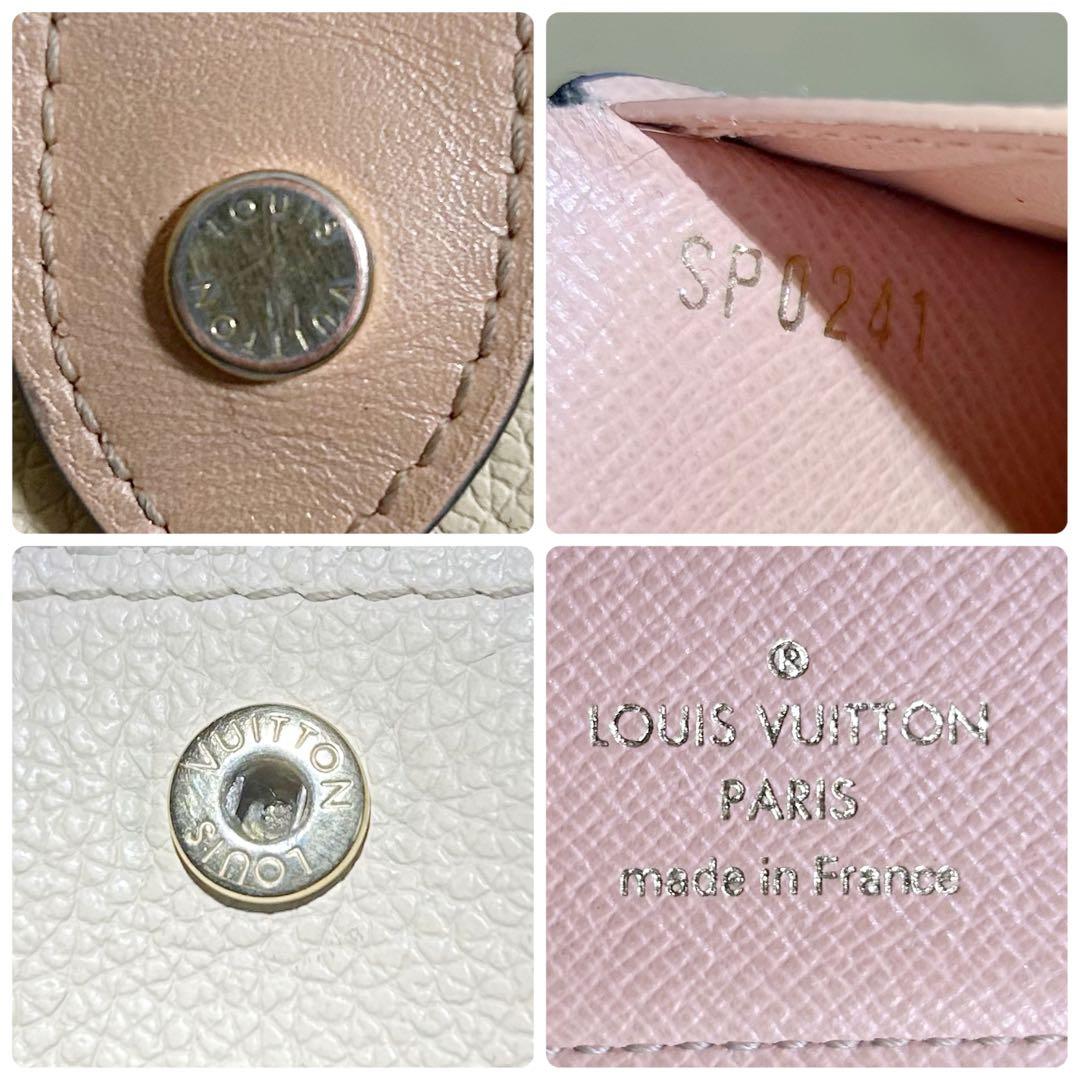 Louis Vuitton Portefeuille Juliette Damier Pink Fold Wallet