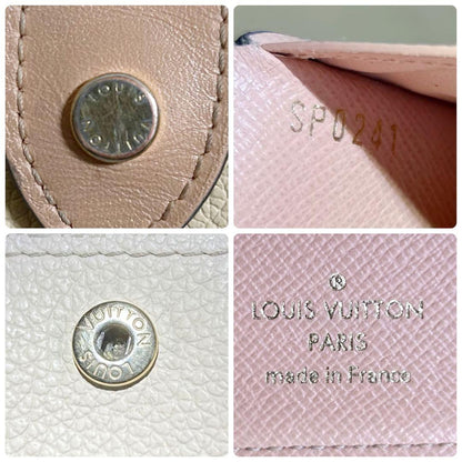 Louis Vuitton Portefeuille Juliette Damier Pink Fold Wallet