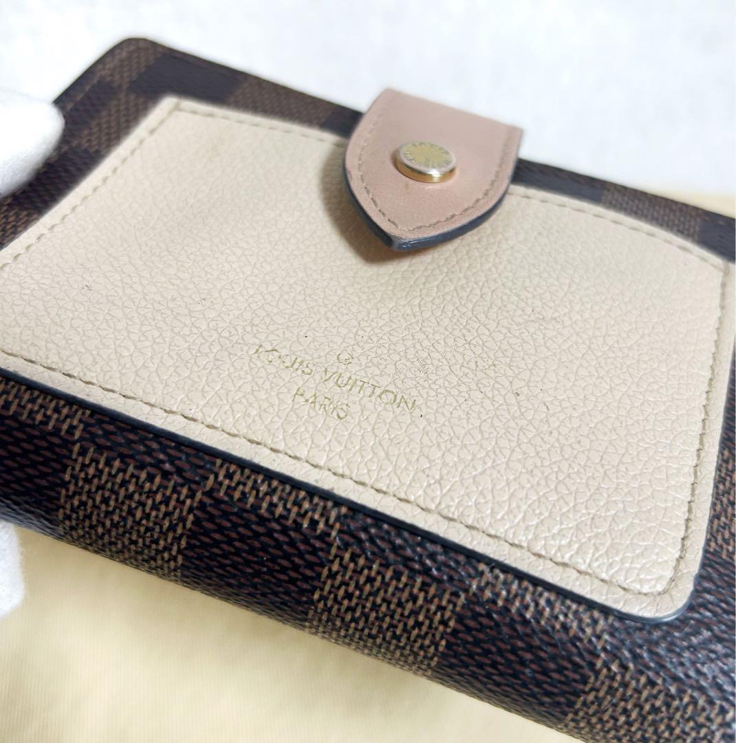 Louis Vuitton Portefeuille Juliette Damier Pink Fold Wallet