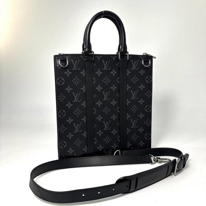 Louis Vuitton Monogram Eclipse Sac Plat Cross Tote Bag — view 5