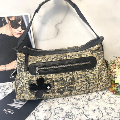 Chanel Canvas Icon Clover Shoulder