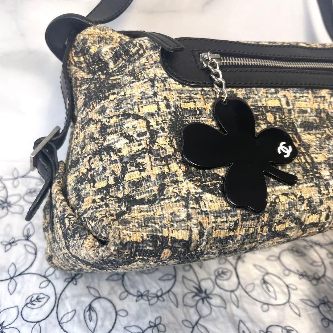 Chanel Canvas Icon Clover Shoulder — view 3