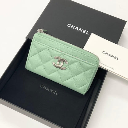 Chanel Quilted CC Logo Fragment Case Card — view 9