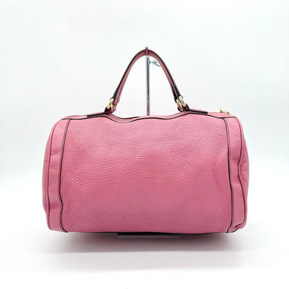 Gucci Mini Boston Bag Soho Interlocking G Pinkish