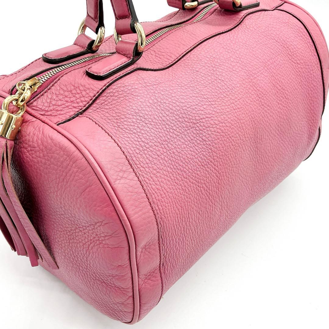 Gucci Mini Boston Bag Soho Interlocking G Pinkish