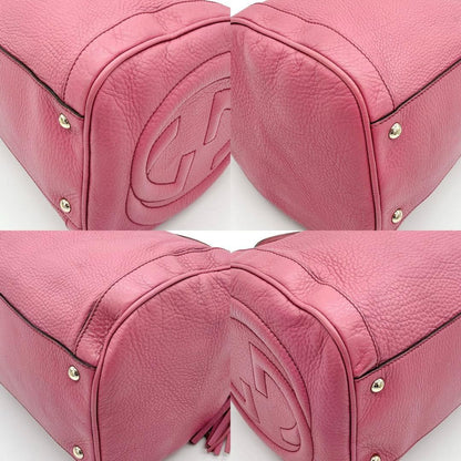 Gucci Mini Boston Bag Soho Interlocking G Pinkish
