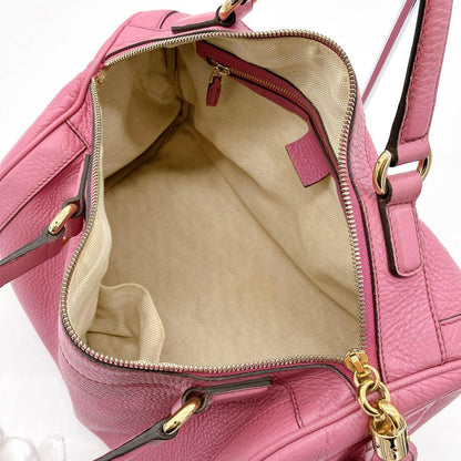 Gucci Mini Boston Bag Soho Interlocking G Pinkish