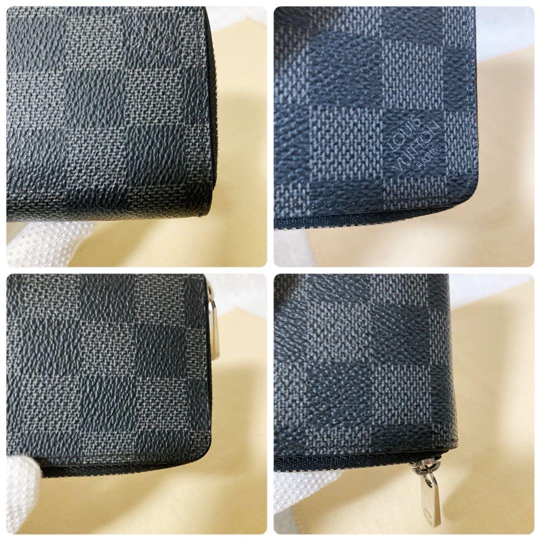 Louis Vuitton Damier Graphite Zippy Coin Purse Coin Case