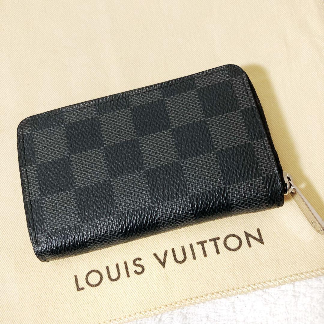 Louis Vuitton Damier Graphite Zippy Coin Purse Coin Case