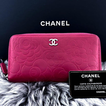Chanel Wallet Camellia Pink