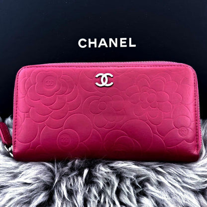 Chanel Wallet Camellia Pink — view 2