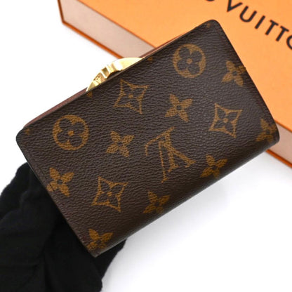 Louis Vuitton Monogram Bifold Wallet Viennois Clasp Compact