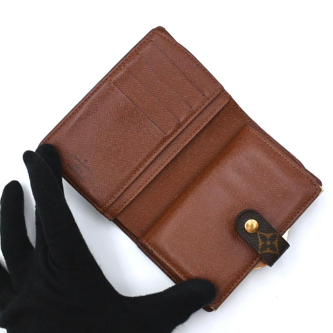 Louis Vuitton Monogram Bifold Wallet Viennois Clasp Compact