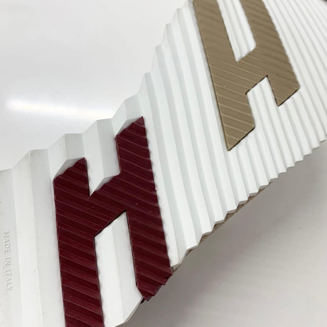 Hermes Bouncing Suede Mesh Sneakers Beige White