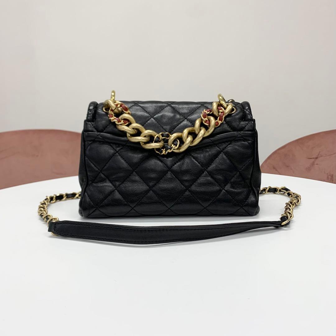 Chanel Quilted CC Logo Chain 2-Way Shoulder Bag — view 3