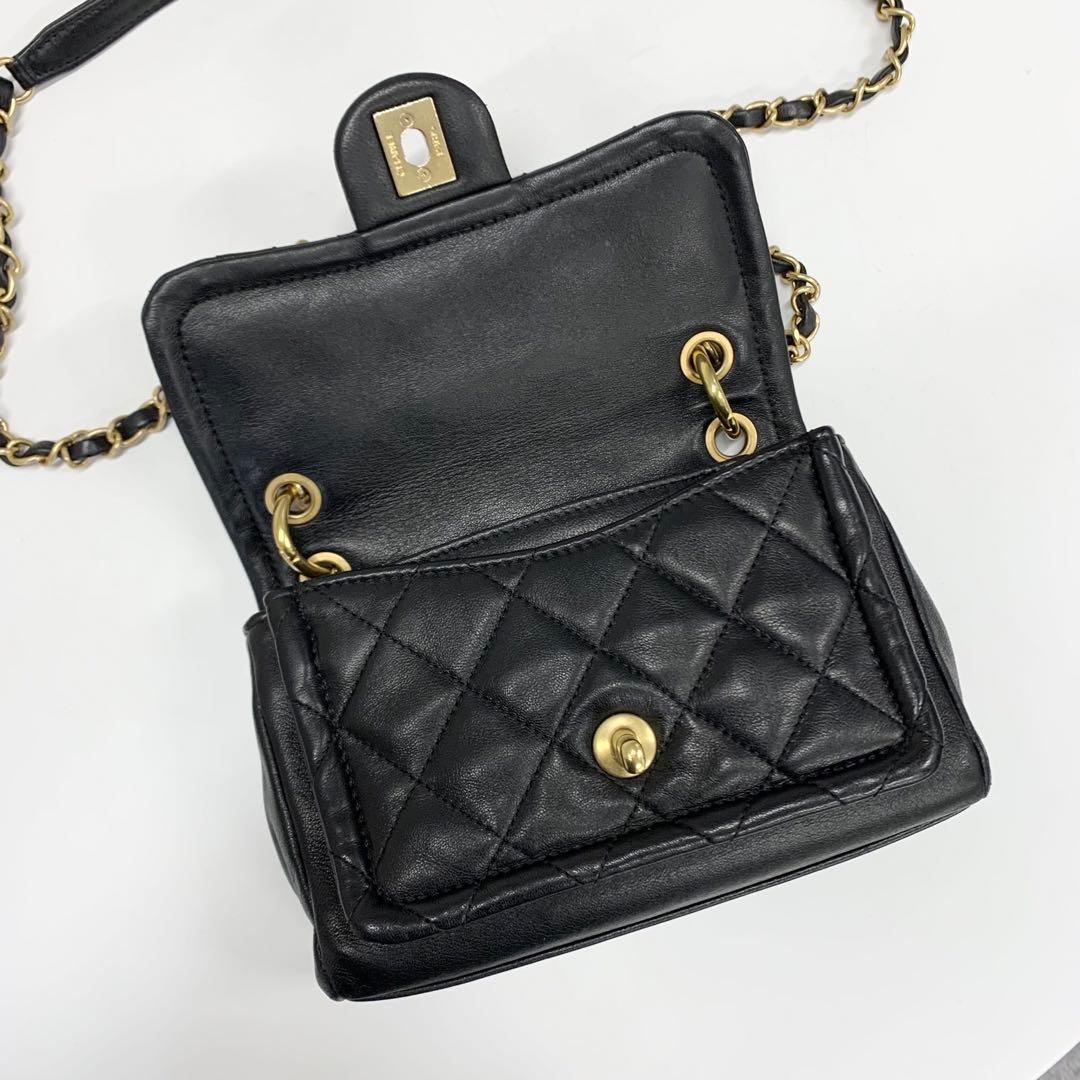 Chanel Quilted CC Logo Chain 2-Way Shoulder Bag — view 6