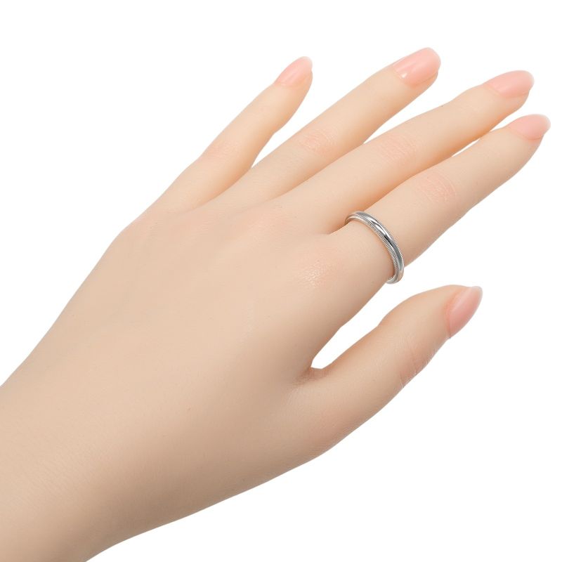 Tiffany & Co Together Millegrain Band 3mm (0.12in) Model Pt950platinum #16