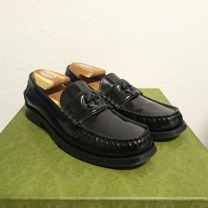 Gucci Interlocking G Loafer Black 38 1 2
