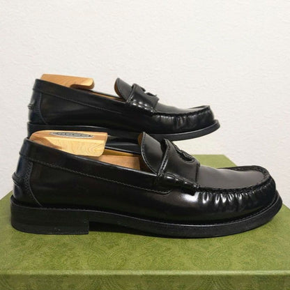 Gucci Interlocking G Loafer Black 38 1 2