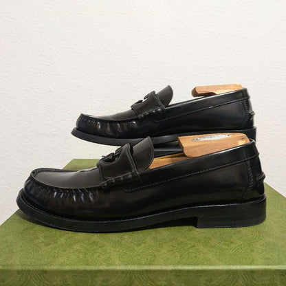 Gucci Interlocking G Loafer Black 38 1 2
