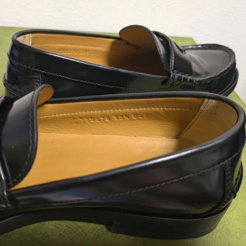 Gucci Interlocking G Loafer Black 38 1 2