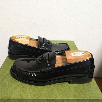 Gucci Interlocking G Loafer Black 38 1 2