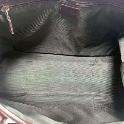 Gucci GG Tote Brown Beige Logo Leather — view 5
