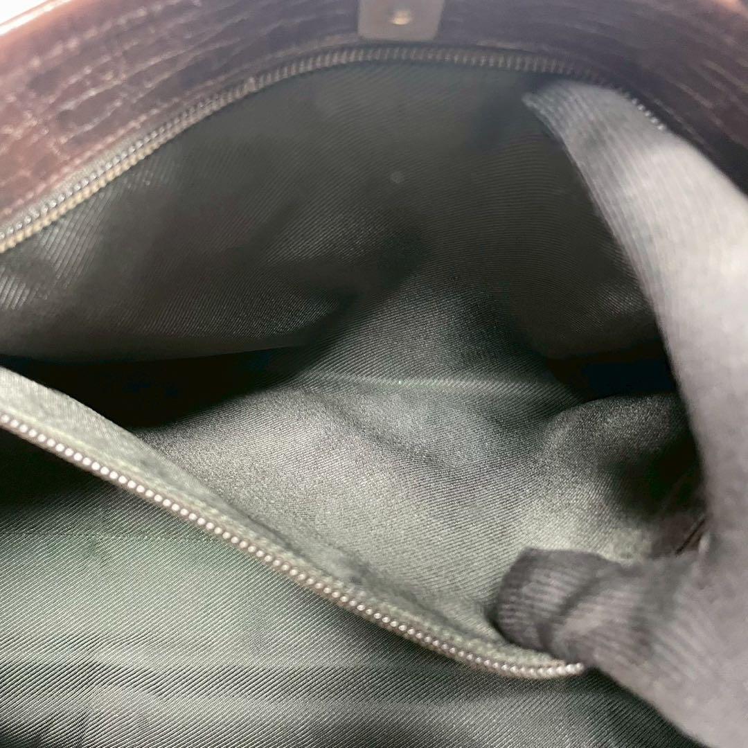 Gucci GG Tote Brown Beige Logo Leather — view 6