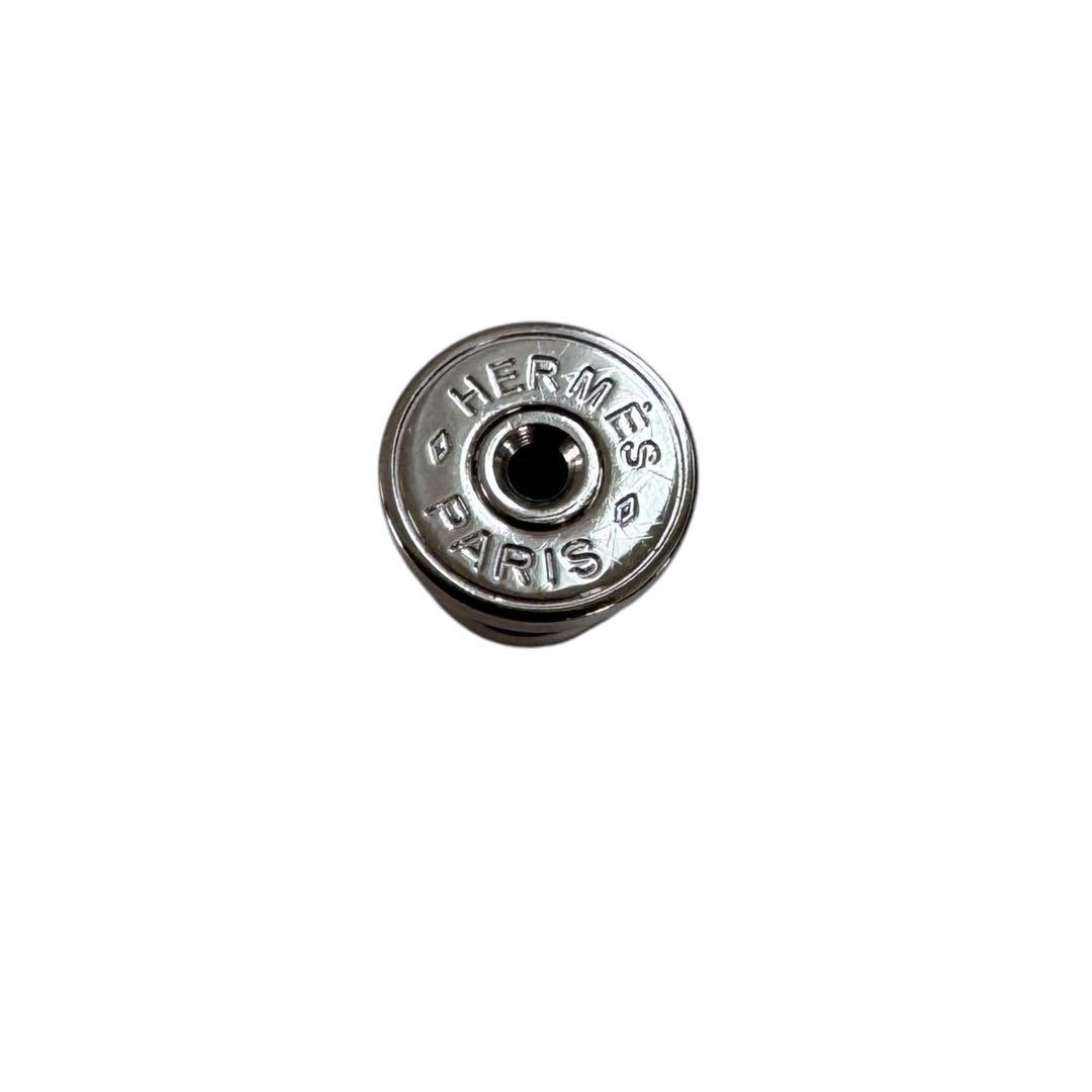 Hermes Clog Single Earrings Metal Silver — view 7