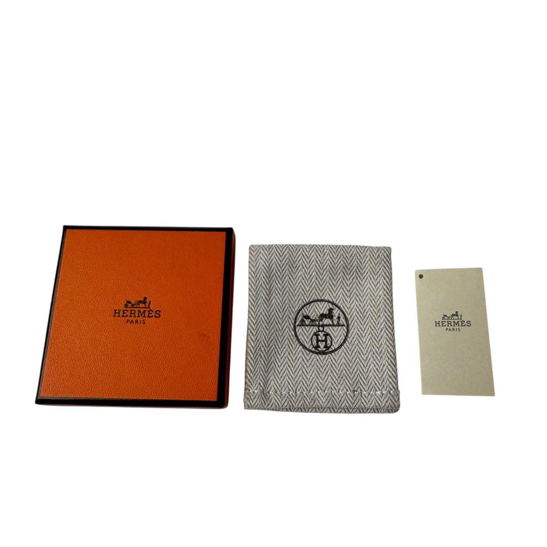Hermes Clog Single Earrings Metal Silver — view 8