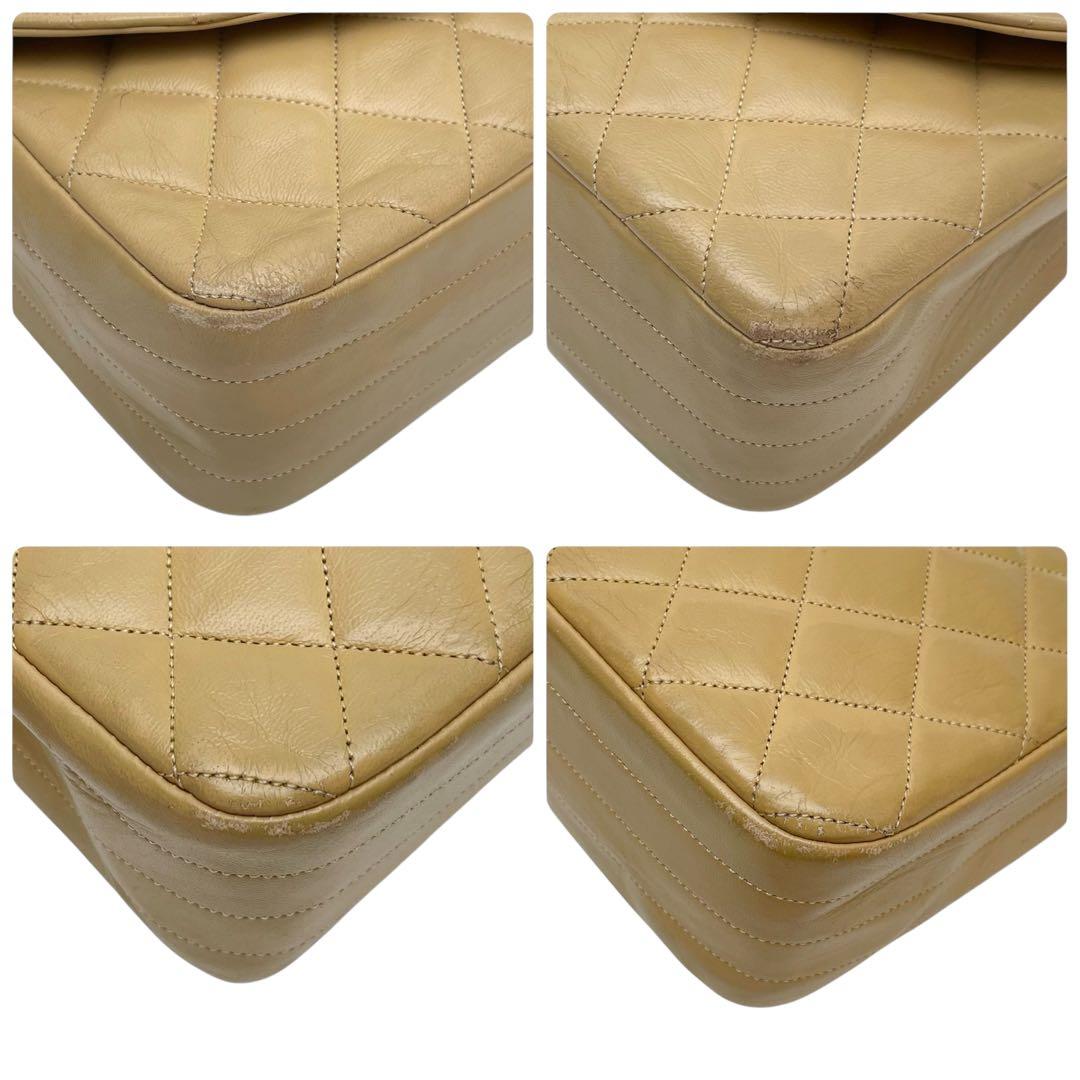 Chanel Quilted Lambskin Chain Shoulder Bag CC Logo — view 6