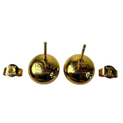 Loewe Anagram Pebble Stud Earrings Gold 925 — view 4