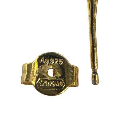 Loewe Anagram Pebble Stud Earrings Gold 925 — view 6