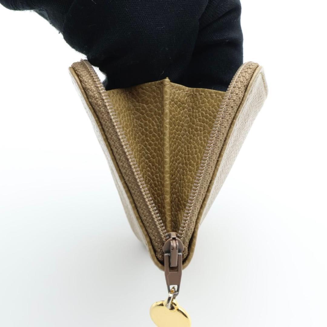 Chanel CC Logo Coin Case Beige Purse — view 5