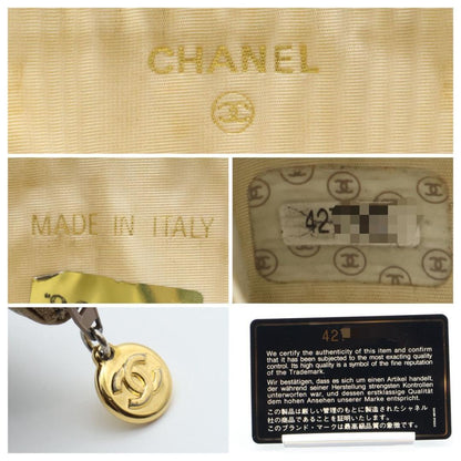 Chanel CC Logo Coin Case Beige Purse — view 7