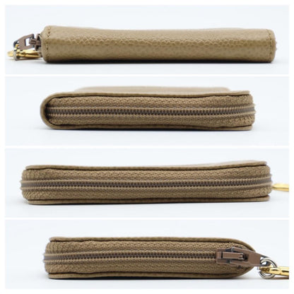 Chanel CC Logo Coin Case Beige Purse — view 9