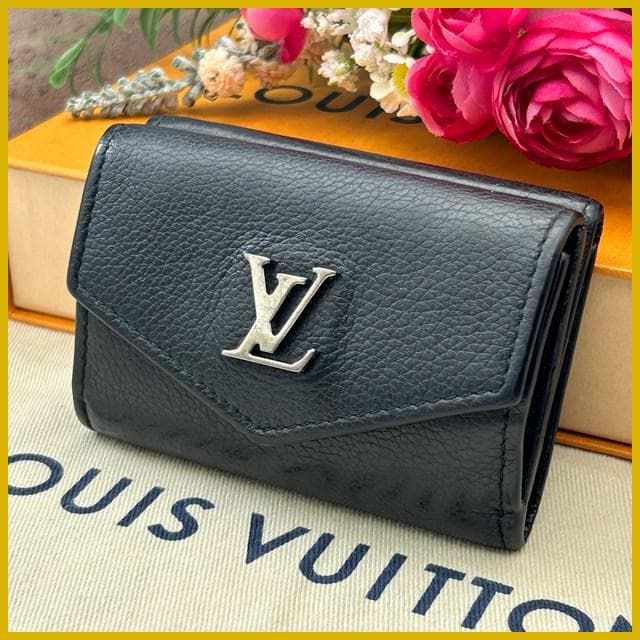 Louis Vuitton Portefeuille Lock Mini Fold Wallet