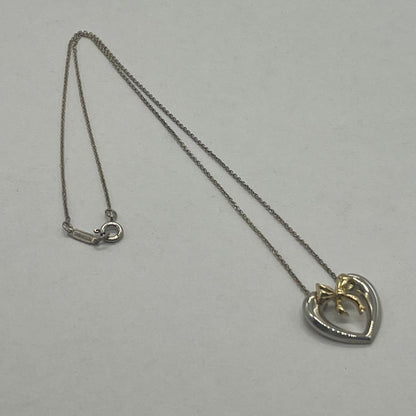 Tiffany & Co Heart Ribbon Necklace Combination — view 2
