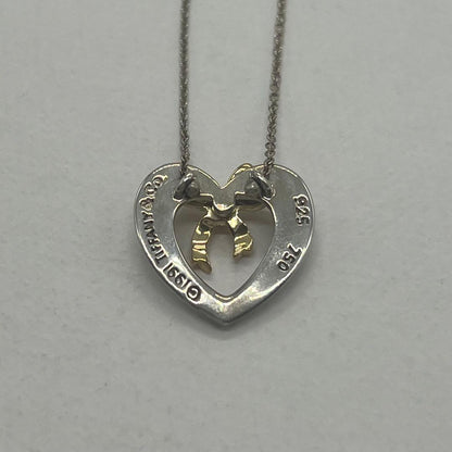 Tiffany & Co Heart Ribbon Necklace Combination — view 4