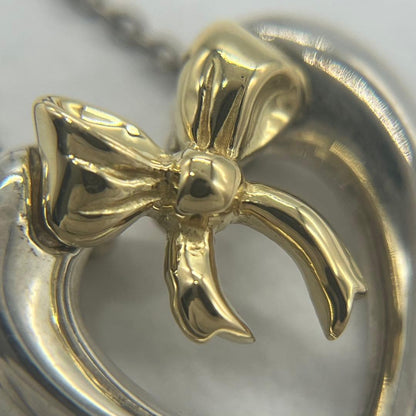 Tiffany & Co Heart Ribbon Necklace Combination — view 7